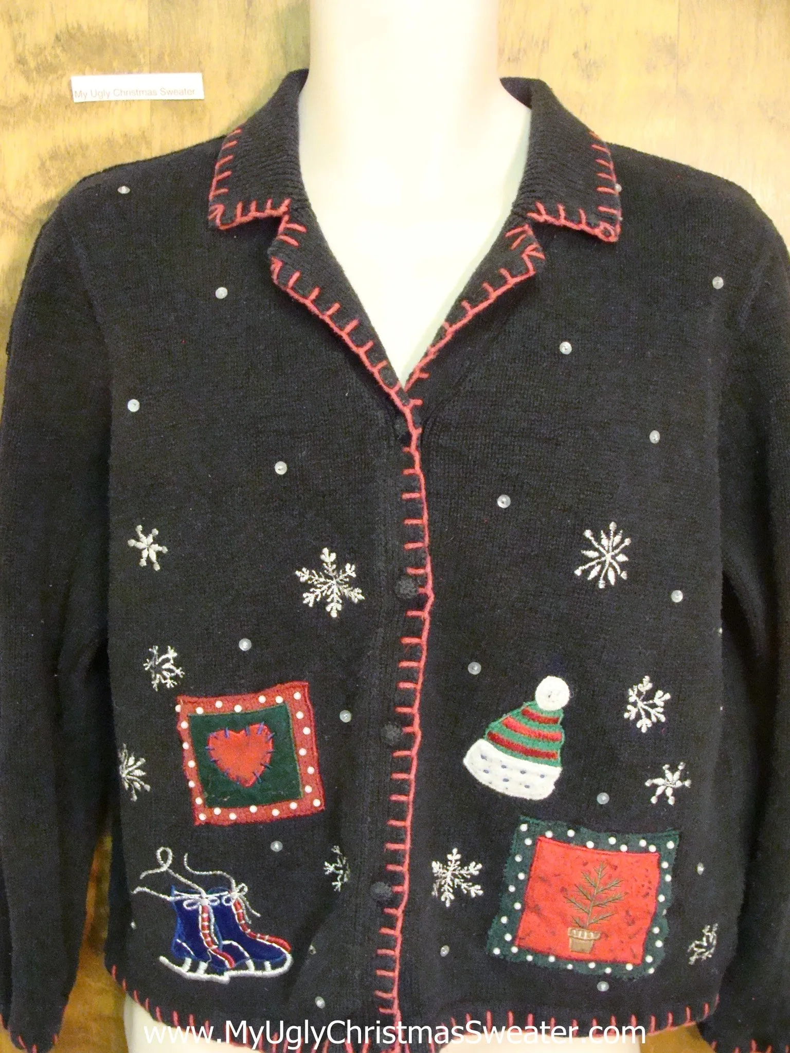 Tacky Crafty Cheap Ugly Christmas Sweater