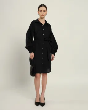 The Derby Noir Cotton Dress