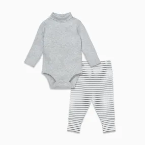 Turtleneck Bodysuit & Leggings Set