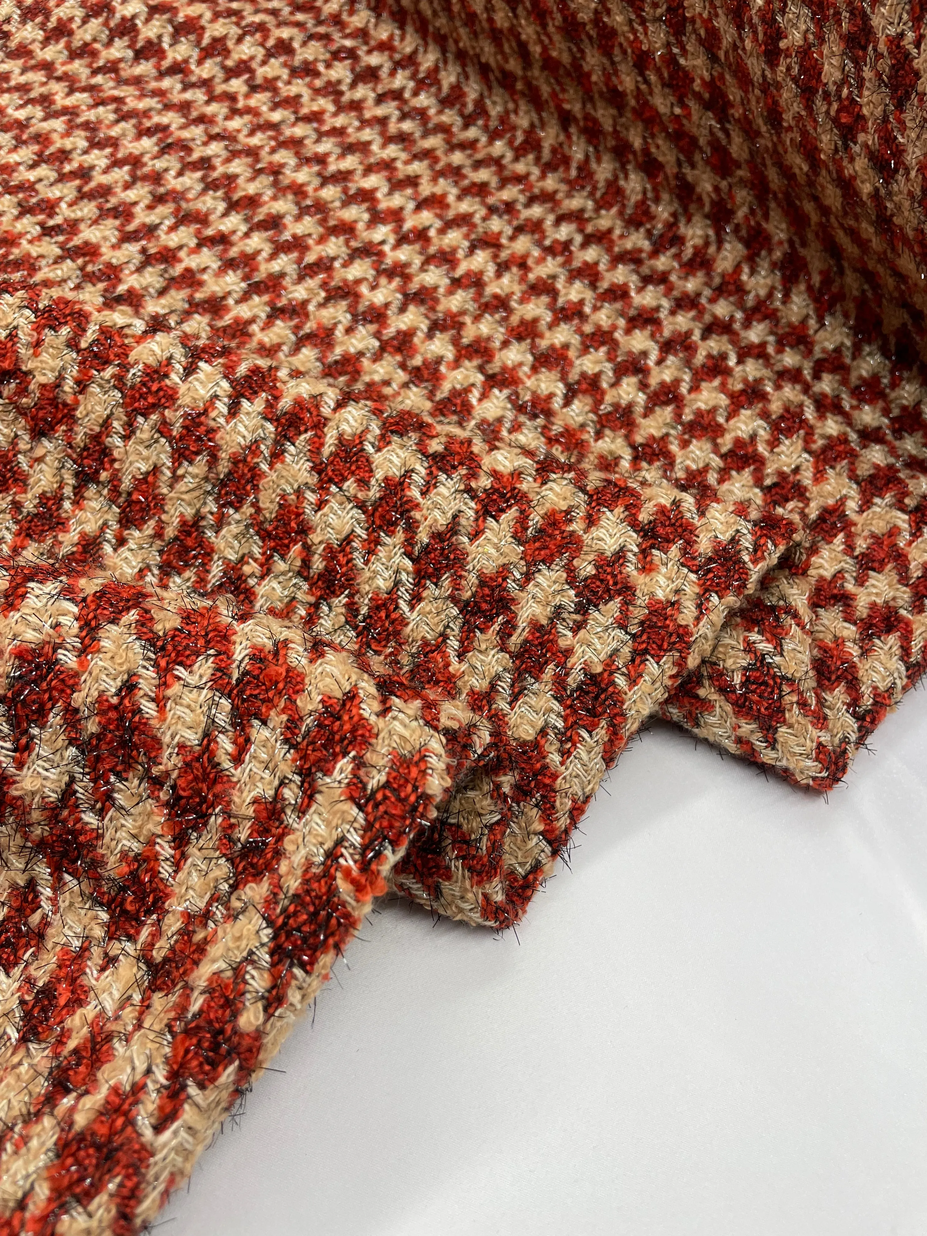 Tweed Special - Classic Houndstooth Rust