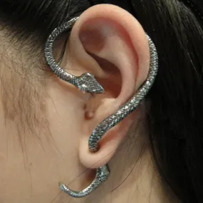 Twining Snake Punk Style  Earrings