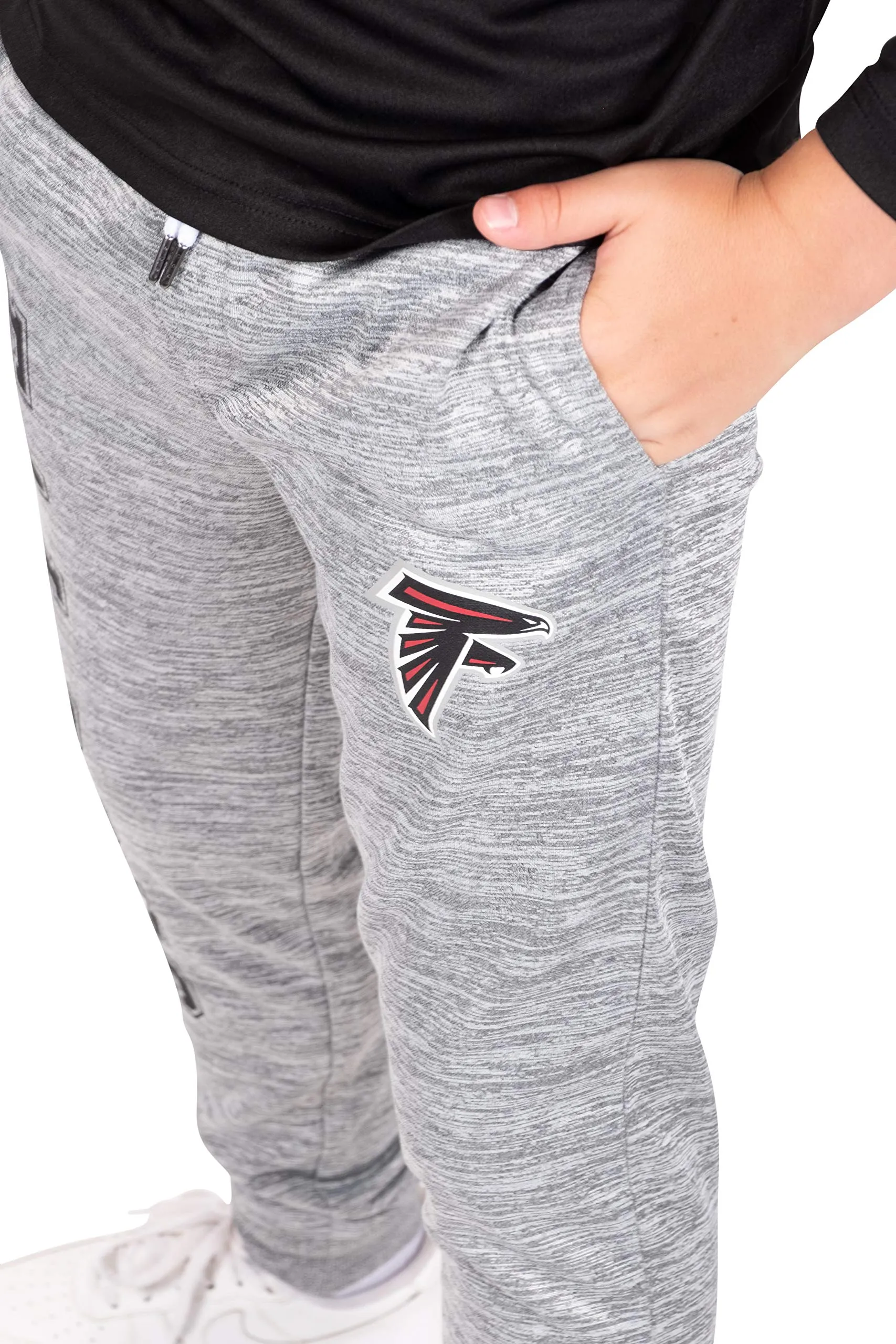 Ultra Game NFL Official Youth Super Soft Game Day Jogger Sweatpants, Atlanta Falcons|Atlanta Falcons