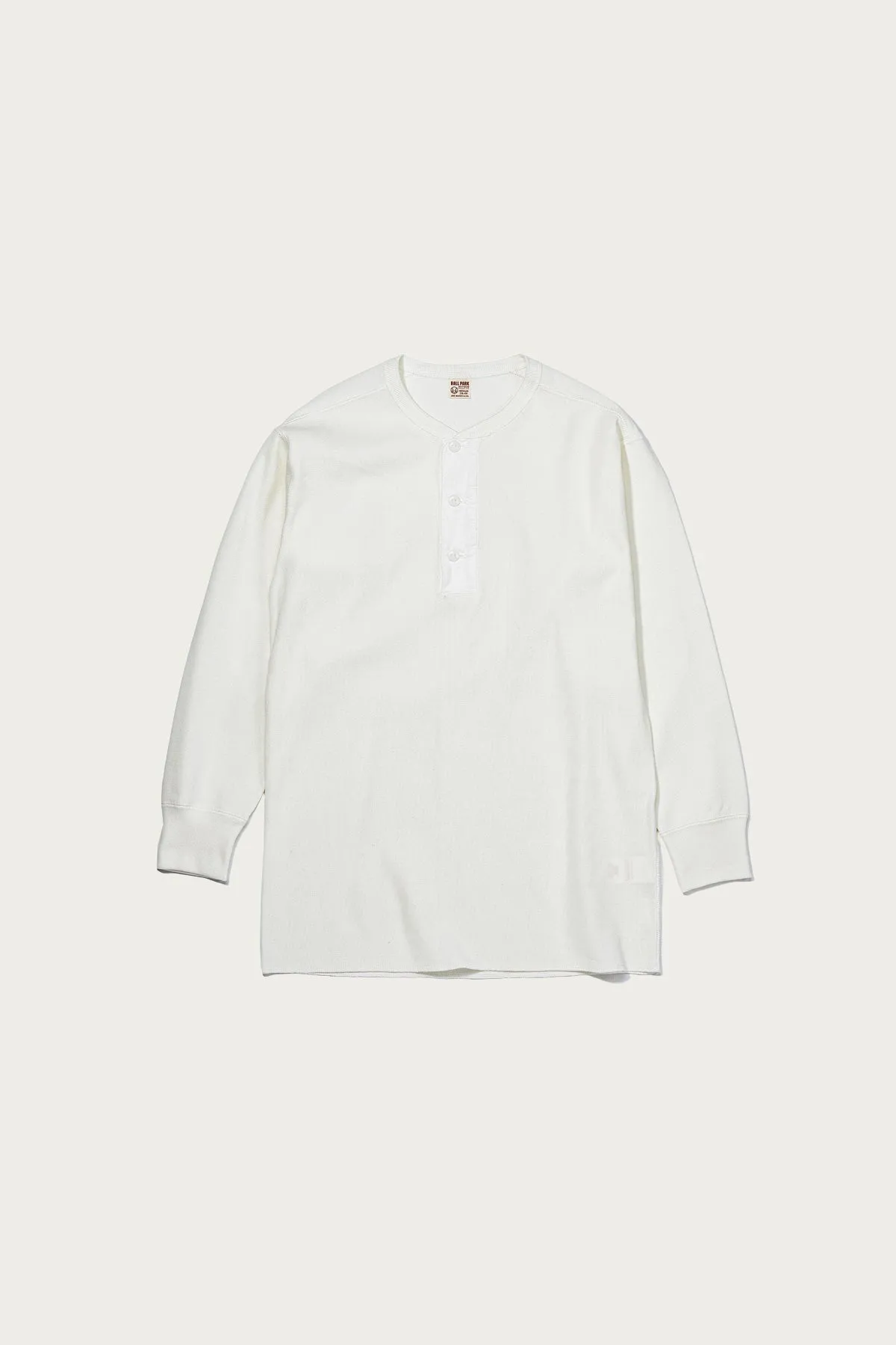 Union Henley Undershirt L/S - White