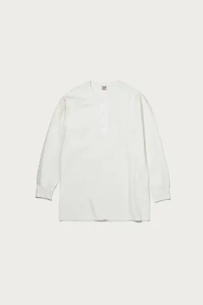 Union Henley Undershirt L/S - White