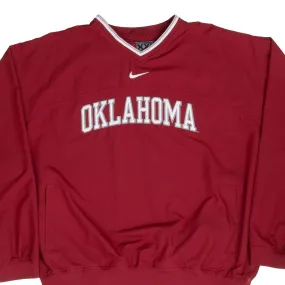 VINTAGE NIKE NCAA OKLAHOMA WINDBREAKER PULLOVER JACKET 2000S 2XL