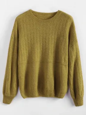 Vintage Shoulder Basic Sweater