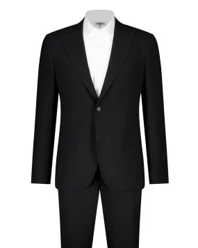 Vito Zegna Cloth Suit - Black - Made in Italy