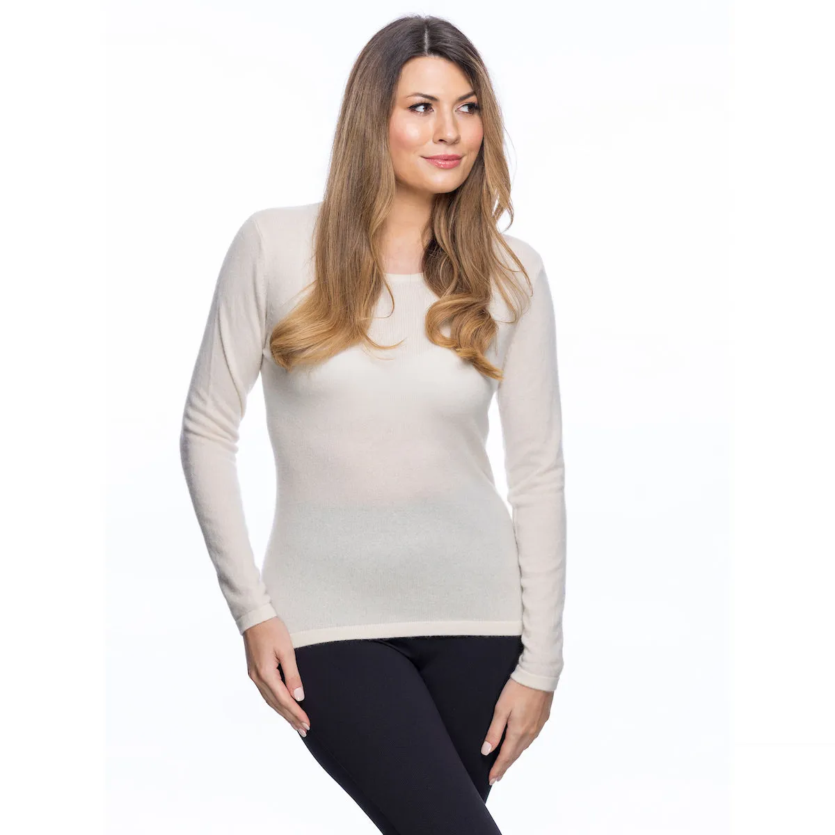 Women's Dunedin Cashmere 100% Cashmere  Optical White