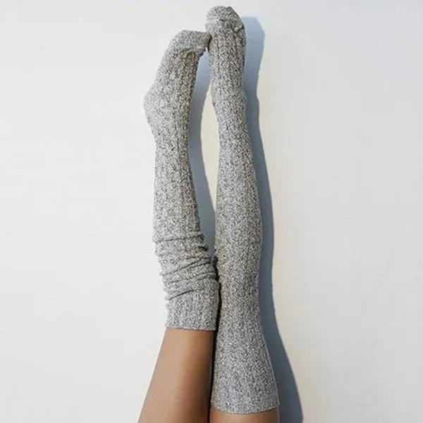 Women's Fashion Solid Color Socks