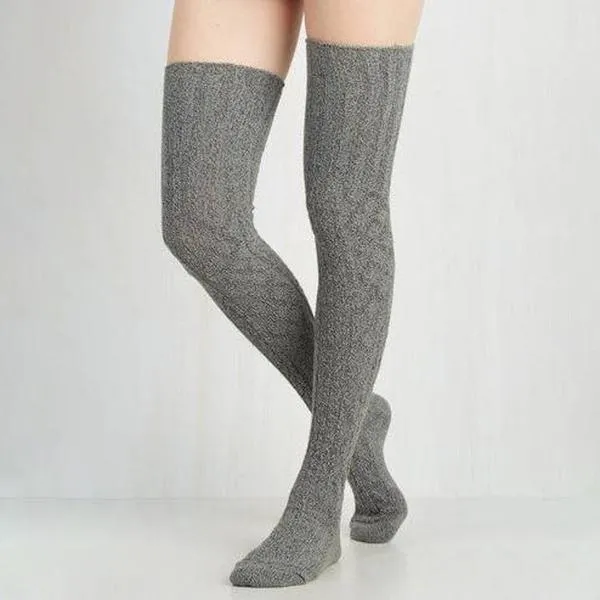 Women's Fashion Solid Color Socks