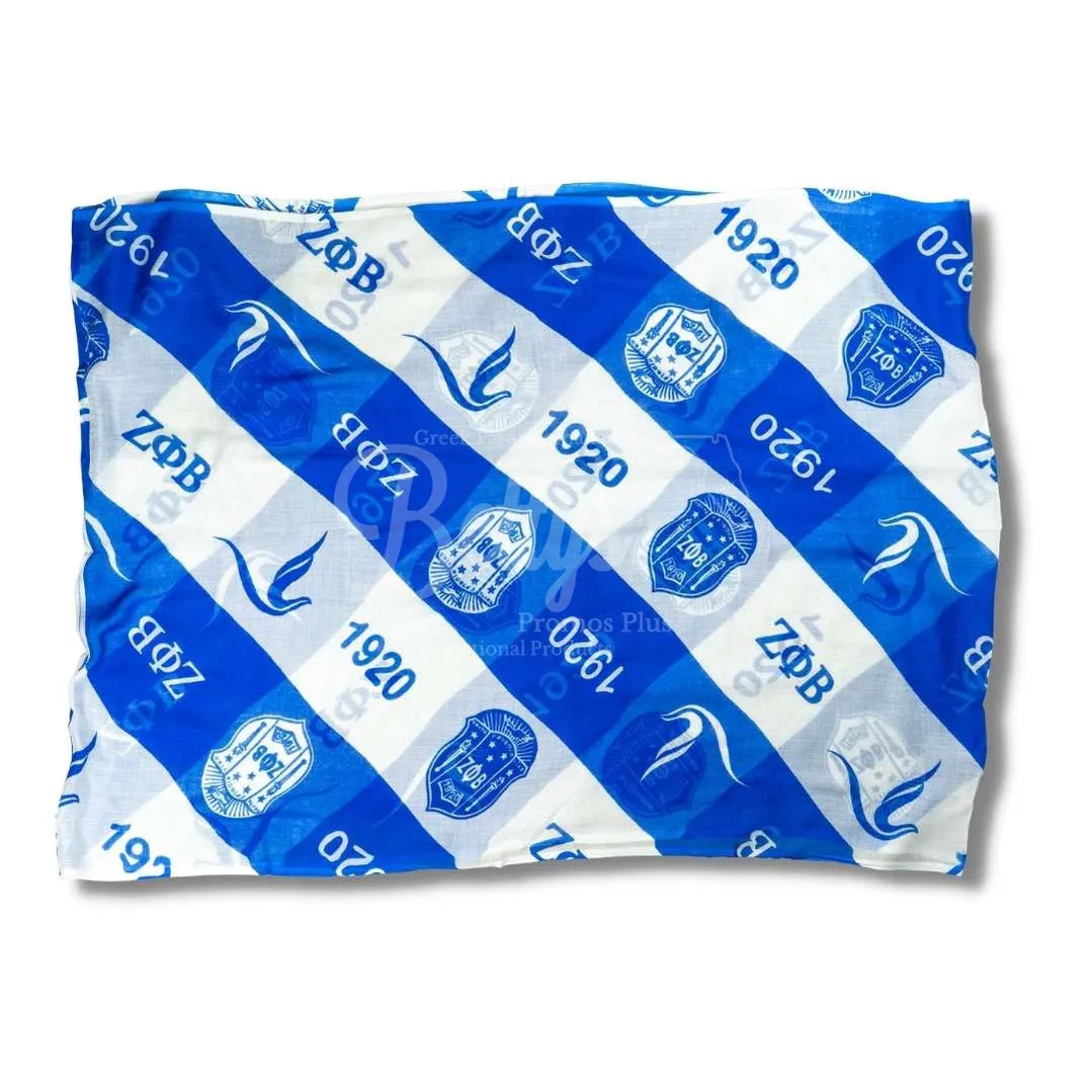 Zeta Phi Beta ΖΦΒ Infinity Scarf