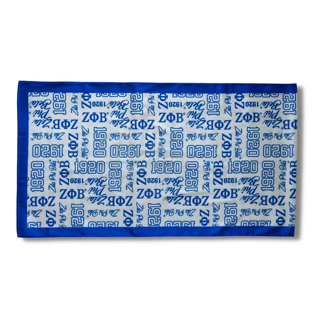 Zeta Phi Beta ΖΦΒ Signature Scarf