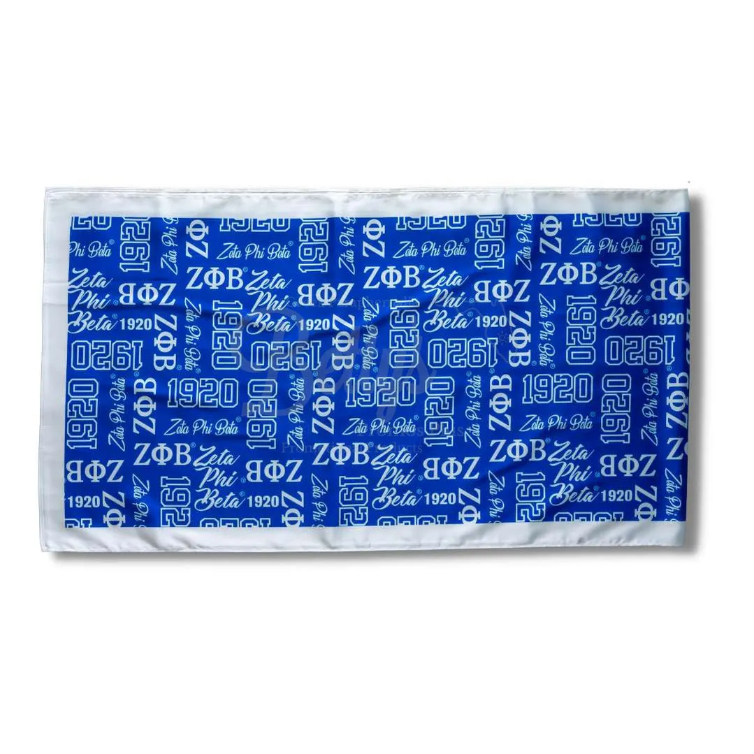 Zeta Phi Beta ΖΦΒ Signature Scarf