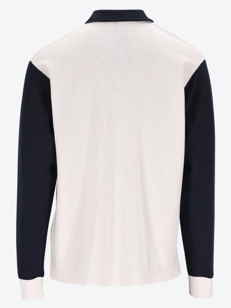 Zip-up long sleeve t-shirt